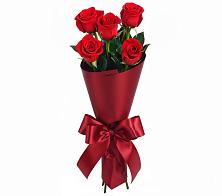Букет 5 Красных роз Эдлесс Лав в Шахтёрске