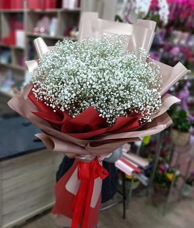 Букет цветов из: Гипсофила в Шахтёрске