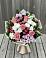 Букет цветов из: Альстромерии, Гвоздики, Розы и Хризантемы в Шахтёрске