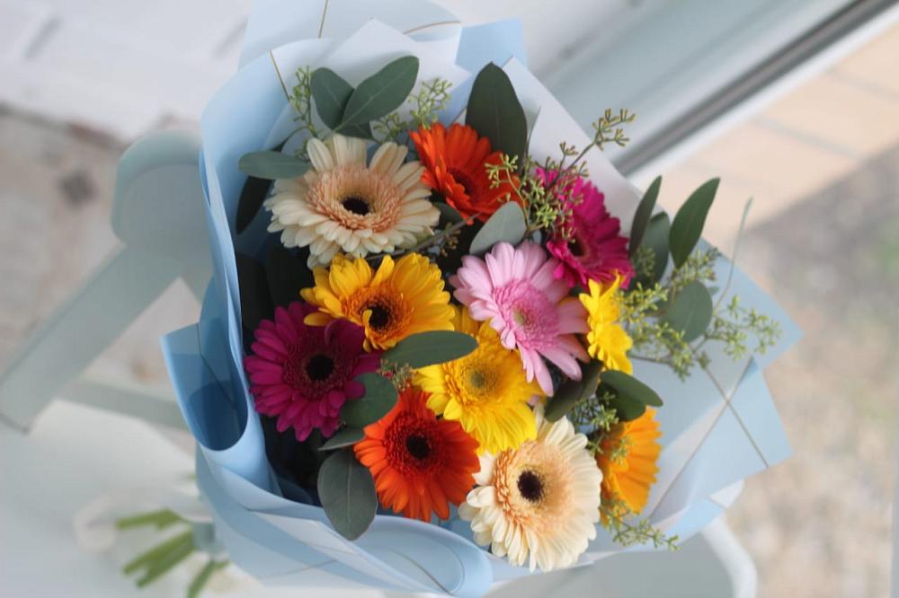 Букет цветов из: Герберы в Шахтёрске