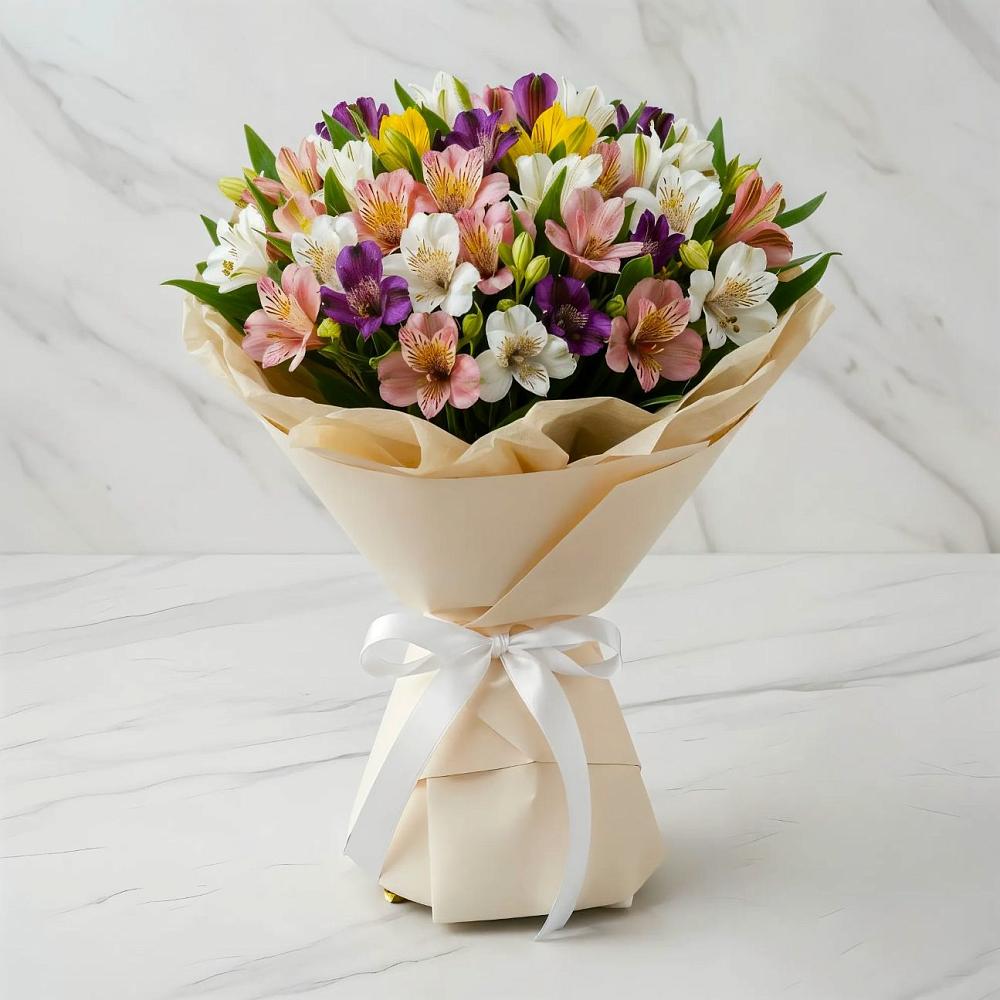 Букет цветов из: Альстромерии в Шахтёрске