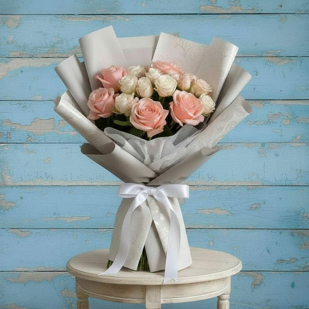 Букет цветов из: Розы в Шахтёрске