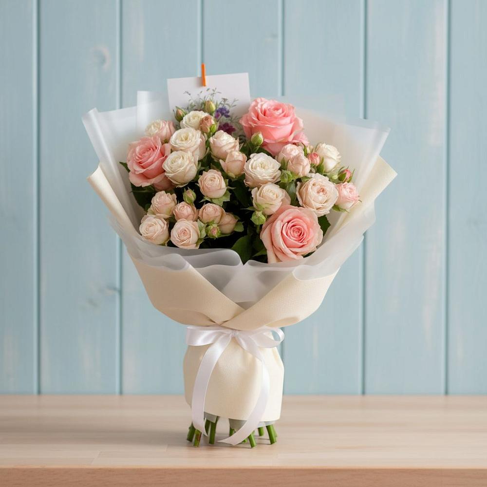 Букет цветов из: Розы в Шахтёрске