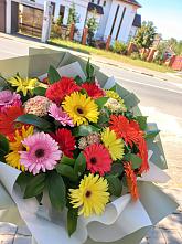 Букет цветов из:  Герберы #REPLACE_PRED# Шахтёрске