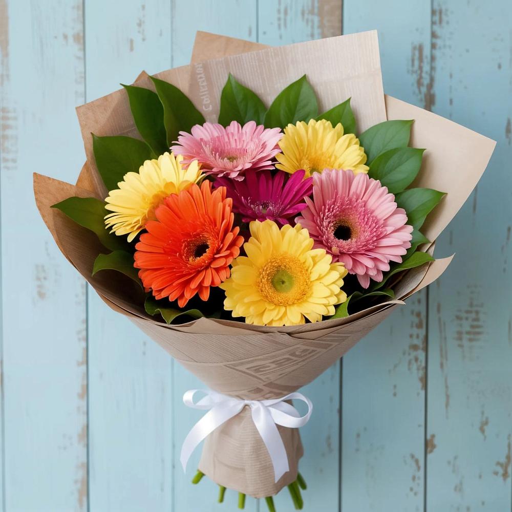 Букет цветов из: Герберы в Шахтёрске