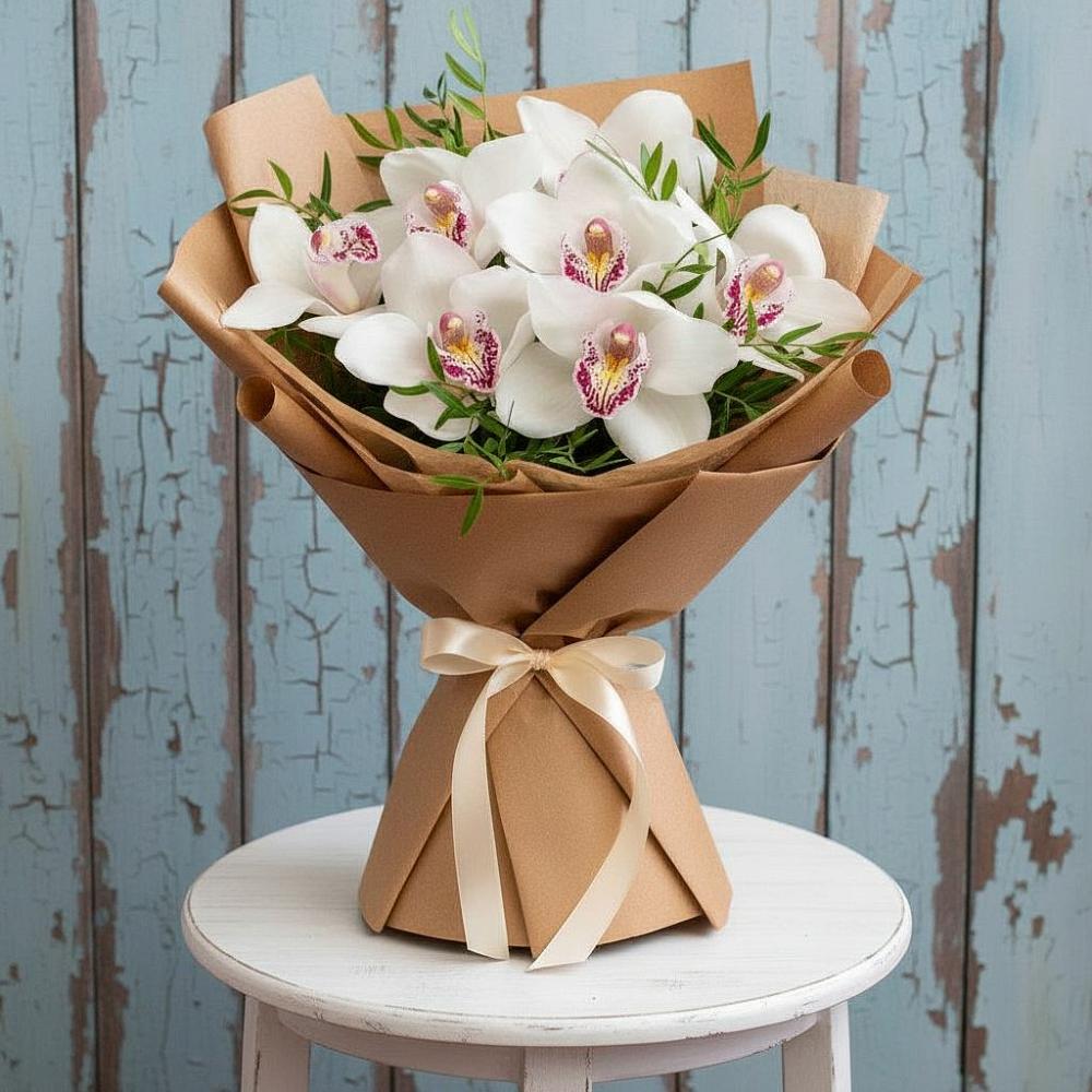 Букет цветов из: Орхидеи и Розы в Шахтёрске