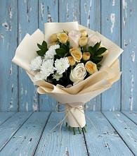 Букет цветов из:  Розы и Хризантемы в Шахтёрске