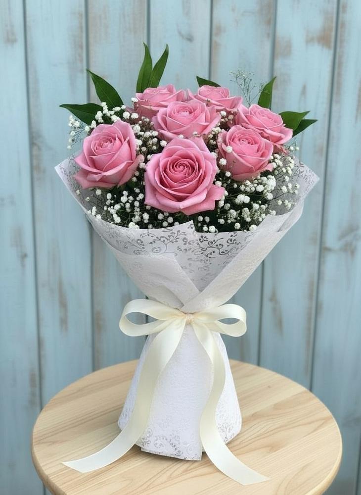 Букет цветов из: Розы в Шахтёрске