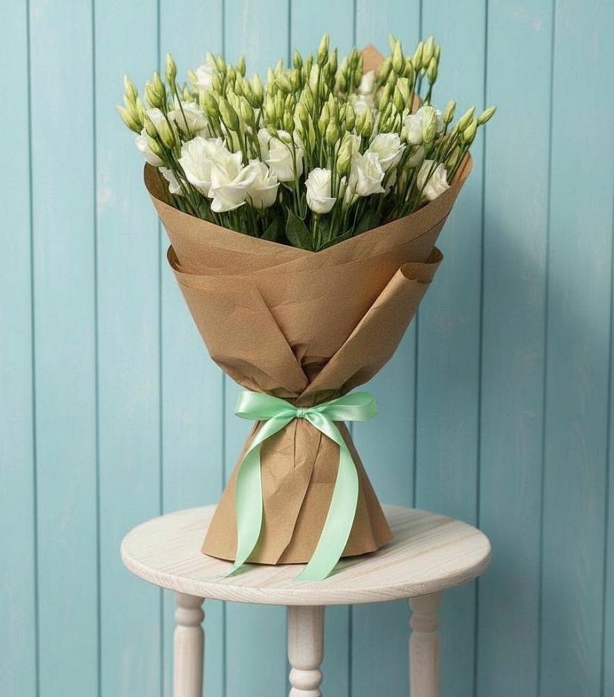 Букет цветов из: Лизиантусы в Шахтёрске