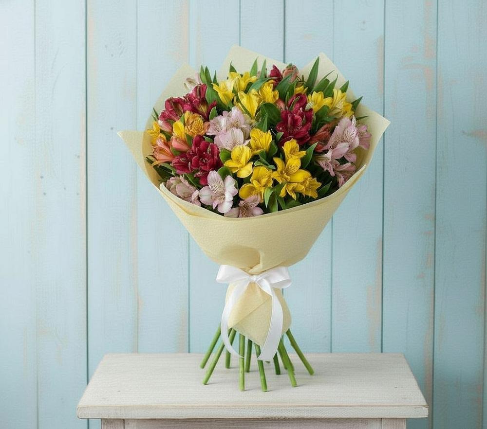 Букет цветов из: Альстромерии в Шахтёрске