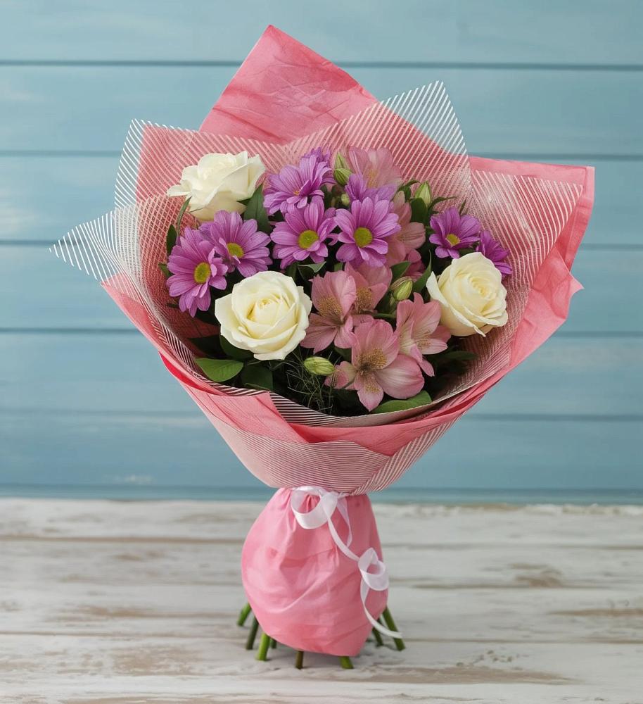 Букет цветов из: Герберы в Шахтёрске