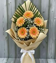 Букет цветов из:  Герберы в Шахтёрске